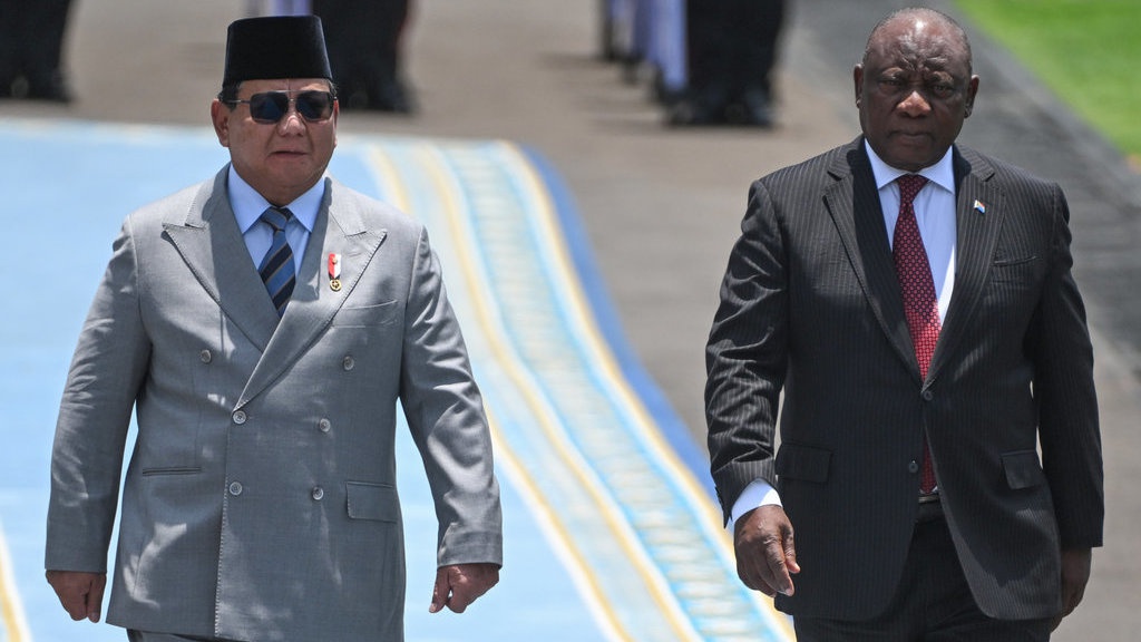 Prabowo Serukan Amandla, Presiden Ramaphosa Jawab Awethu Prabowo Serukan Amandla, Presiden Ramaphosa Jawab Awethu