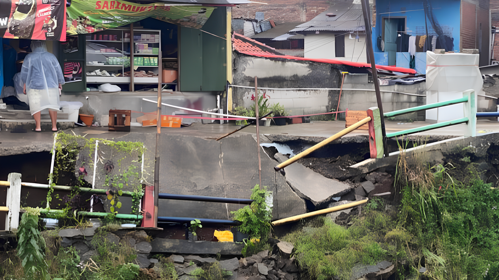 Longsor Landa 4 Desa di Kota Bandung, Korban Luka Ringan Longsor Landa 4 Desa di Kota Bandung, Korban Luka Ringan