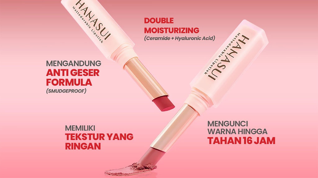 7 Rekomendasi Lipstik Hanasui Cocok untuk Kulit Sawo Matang