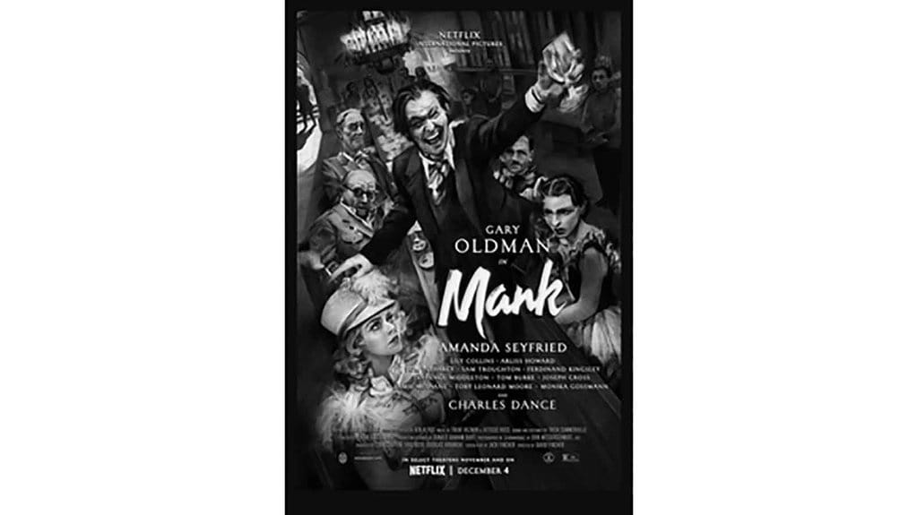 Film Mank Meraih Penghargaan Tertinggi dalam ASC Awards 2021