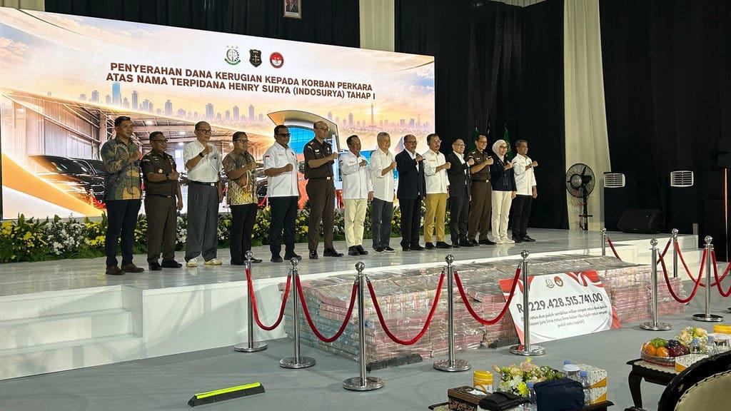 BPA Kejaksaan Serahkan Rp229 M ke Korban KSP Indosurya Tahap 1