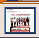 Hoaks Foto Peresmian Pagar Laut