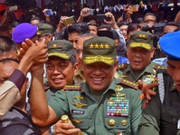 Pangli   ma TNI Tanggapi Namanya Masuk Bursa Pilpres 2019