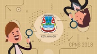 Pendaftaran CPNS di Kota Manado 26 September 2018 Dibuka Sesuai Formasi