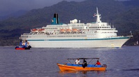 Kapal Pesiar Artania Bawa 1.600 Wisman Singgahi Aceh