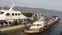 Februari 2016, Penumpang Angkutan Laut Bali Naik