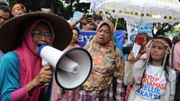 Puluhan Nelayan Demo Tolak Reklamasi Jakarta di PTUN