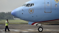 Penerbangan Garuda Batal Bukan karena Pesawat Kepresidenan