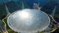 Teleskop Radio Raksasa Milik Cina Siap Terima Sinyal Alien