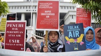 Aktivis Desak Putusan Stop Swastanisasi Air DKI Dieksekusi