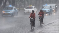 BMKG: Senin, Intensitas Hujan Jakarta Sedang Sampai Lebat