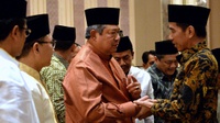 Jokowi-SBY Betemu di Hajatan Ical