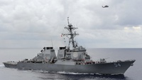 Kapal AS Tembakkan Rudal ke Yaman