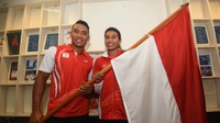 Kontingen Olimpiade Indonesia Upacara HUT RI di Brazil