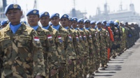 Satgas Maritim TNI Konga Menuju Lebanon