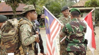 Patroli Patok Bersama Indonesia-Malaysia