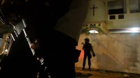 Polisi Bubarkan Demonstrasi Penolak Gereja di Bekasi