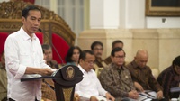 Jokowi Minta Menteri Tetap Fokus Bekerja di Tahun Politik 2018