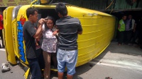 Kecelakaan di Jalan Raya Semarang-Bawen 