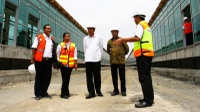 Presiden Kunjungi Proyek Kereta Bandara