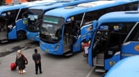 Perum DAMRI Sebut Layanan Bus dari dan ke Soetta Tetap Beroperasi