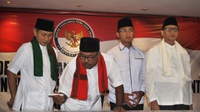 Cagub Banten Wahidin Halim Gunakan Hak Pilih di TPS Pinang 2