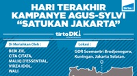 Infografik Hari Terakhir Kampanye Agus-Sylvi Satukan Jakarta