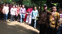 Usai Nyoblos, Djarot Kunjungi Rumah Megawati di Kebagusan