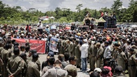 Ratusan Karyawan Freeport Adakan Unjuk Rasa di Timika Papua