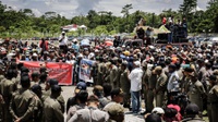 Polisi dari Luar Papua Bantu Amankan Aksi Mogok di Freeport