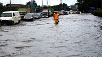 Tol Serpong-Bintaro Tergenang Banjir 40 Cm, Lalu Lintas Dialihkan