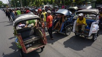 Cerita Tukang Becak Saat Ketimpangan di DIY Tertinggi se-Indonesia