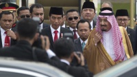Raja Salman Tiba di Bogor Disambut Hujan