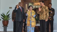 Didampingi Ahok, Megawati Sambut Presiden Afrika Selatan