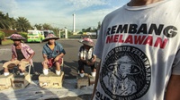 Warga Kendeng Datangi Rumah Megawati