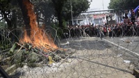 Kisah Pembakaran Karangan Bunga untuk Ahok di Aksi May Day
