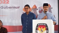 KPU Tetapkan Anies-Sandiaga Sebagai Pemimpin DKI Jakarta