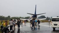 Sriwijaya Air Beri Pernyataan Soal Pesawat Tergelincir