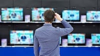 Bisnis Elektronik Lesu, Penjualan Televisi Makin Menurun