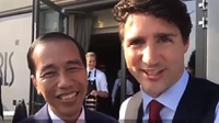 Jokowi Ajak PM Kanada Justin Trudeau di Vlog Terbarunya