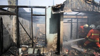 Kebakaran Hanguskan 25 Rumah di Makassar