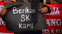 Karyawan Transjakarta Mengadu ke Komnas HAM