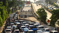 Kemacetan Imbas Pembangunan LRT