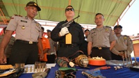 Belasan Pucuk Senjata Api Rakitan di Sukabumi Disita Polisi