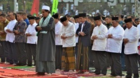 Jokowi Rayakan Idul Adha di Sukabumi, JK Salat di Istiqlal
