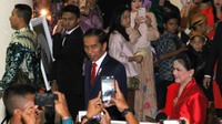 Ditanya Soal Cawapres, Jokowi: Pendamping Saya Iriana