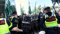 Pawai Kelompok Neo-Nazi di Swedia Berakhir Ricuh