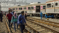 Kemenhub dan PT KAI Usut Penyebab Kereta Anjlok di Manggarai