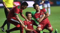 Egy Maulana Trigol di Laga Indonesia U-19 vs Timor Leste