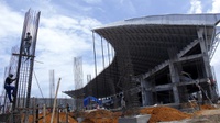 Rekam Jejak Kontraktor Stadion Barombong yang Ambruk